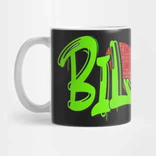 Green Graffiti  Billie Tag Mug